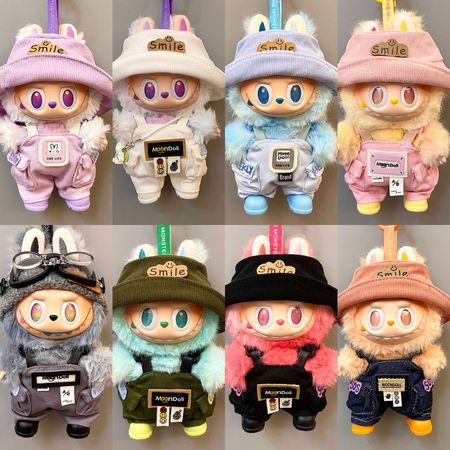 New three-generation labubu doll clothes front high energy vinyl 3.0 labubu doll clothes set(only clothes)